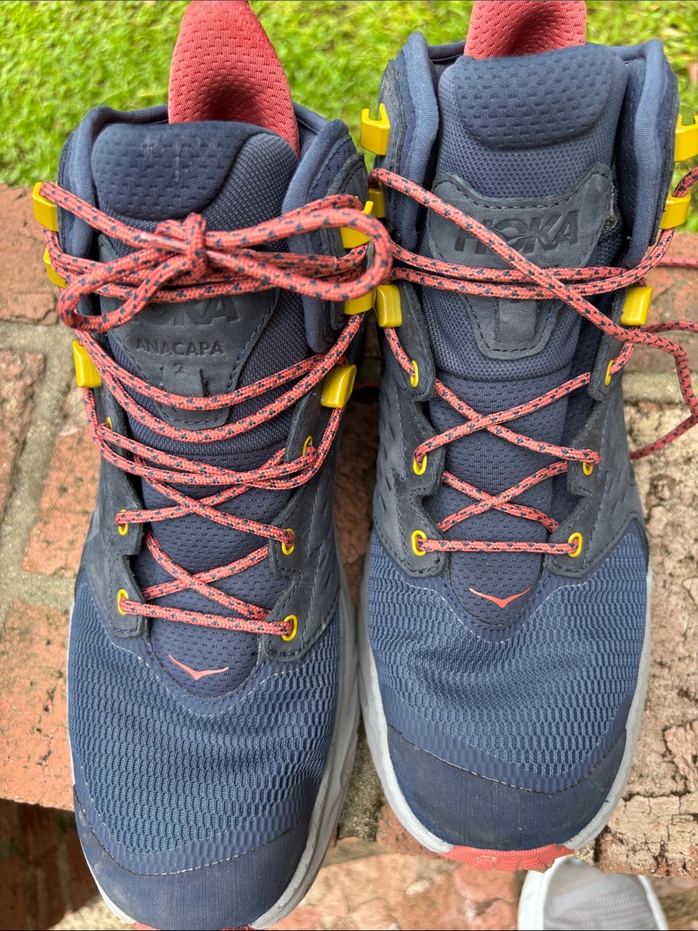 Hoka Navy Anacapa 2 Gortex Shoe - Picture 8 of 9